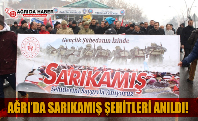 Ağrı'da Sarı Kamış Şehitleri Anıldı!