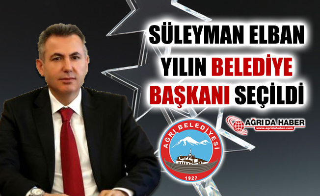 Süleyman Elban Yılın Kayyum Belediye Başkanı Seçildi