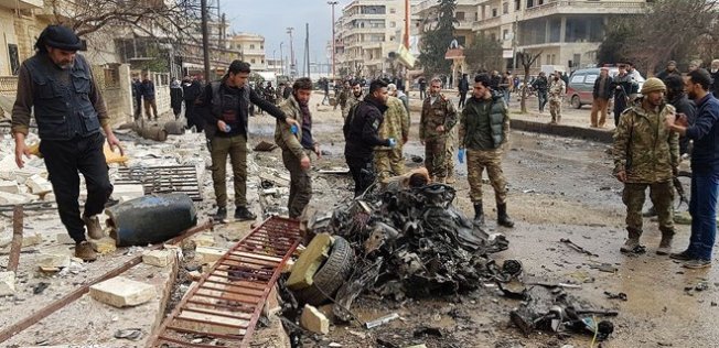 Afrin'de Terör Saldırısı Afrin'de Terör Saldırısı