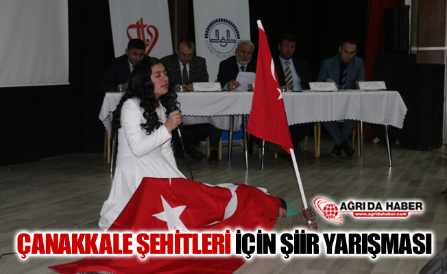 Ağrı'da Çanakkle Şehitleri için Şiir Yarışması Düzenlendi