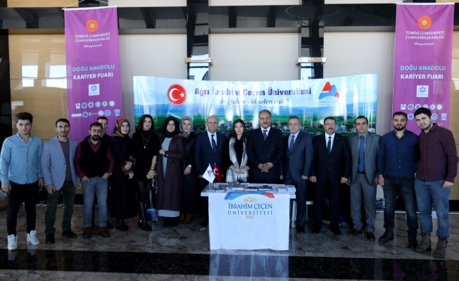 Ağrı İbrahim Çeçen Üniversitesi Doğu Anadolu Kariyer Fuarı’na (DKF’19) Katıldı