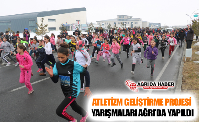 Atletizm Geliştirme Projesi Yarışmaları Ağrı'da Yapıldı