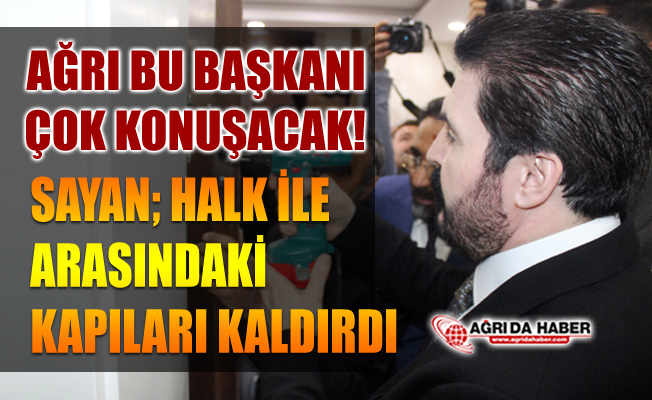 Ağrı Belediye Başkanı Savcı Sayan Süleyman Elban'dan Koltuğu Devraldı