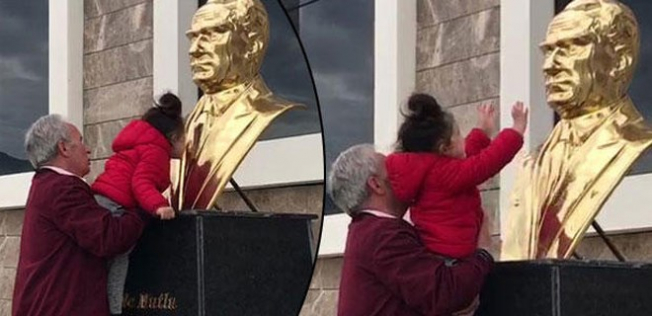 Çağla'nın Atatürk sevgisi Böyle yansıdı!