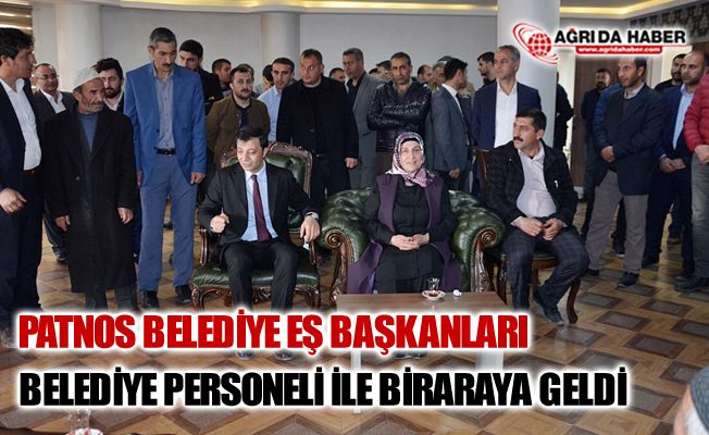 Patnos Belediyesi Eş Başkanları, Belediye Çalışanlarıyla Bir Araya Geldi