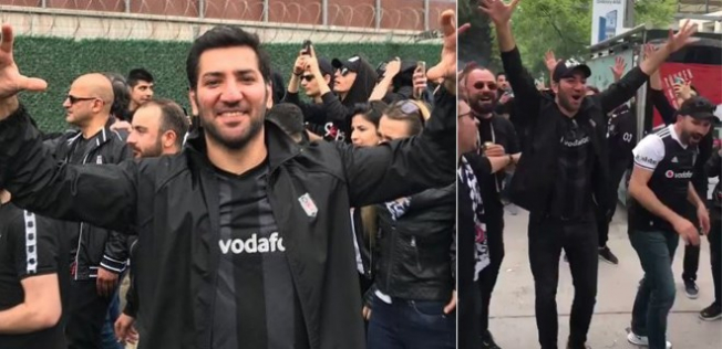 Çukur'un Mahsun'u Beşiktaş Tribününde Coştu