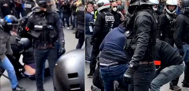Fransız polisi Yeniden Sert Çıktı