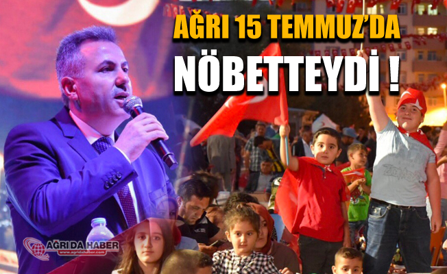 Ağrı'da 15 Temmuz Milli Birlik Günü Etkinlikleri