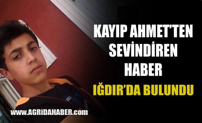 Ağrı'da Kayıp Çocuk Ahmet Yasin Batgın Bulundu