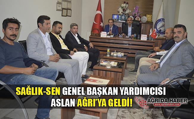 Sağlık-Sen Genel Başkan Yardımcısı Ağrı'ya Geldi!