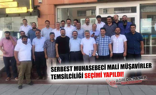 Serbest muhasebeci Mali Müşavirler Temsilciliği Seçimi Yapıldı