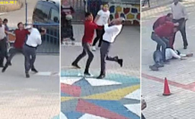 İki Oğluyla Öğretmene Öldüresiye Dayak