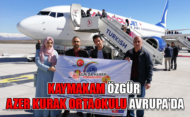 Kaymakam Özgür Azer Kurak Ortaokulu Avrupa'da