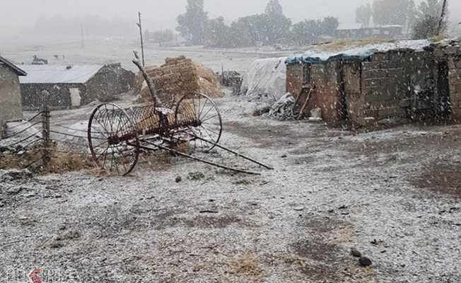 Ağrı Tendürek Geçidi Yoğun Kar Yağışından Etkilendi!