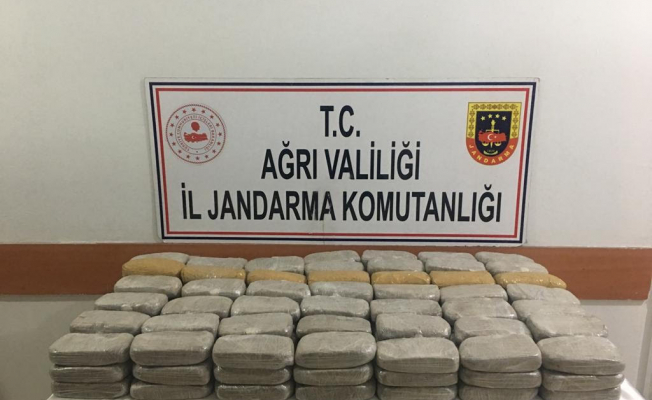 Ağrı Doğubayazıt'ta 74 kilo Eroin Ele Geçirildi