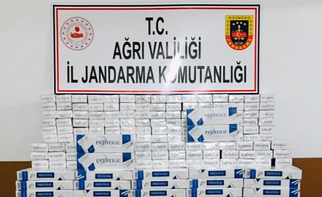 Ağrı'da 798 karton kaçak sigara ele geçirildi