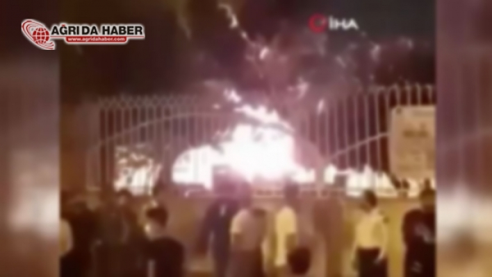 Korona virüsü bulunduran hastaneyi yaktılar!