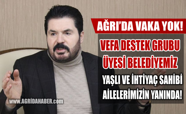 Ağrı Belediyesi Vefa Destek Grubu üyesi olarak Vatandaşın Hizmetinde