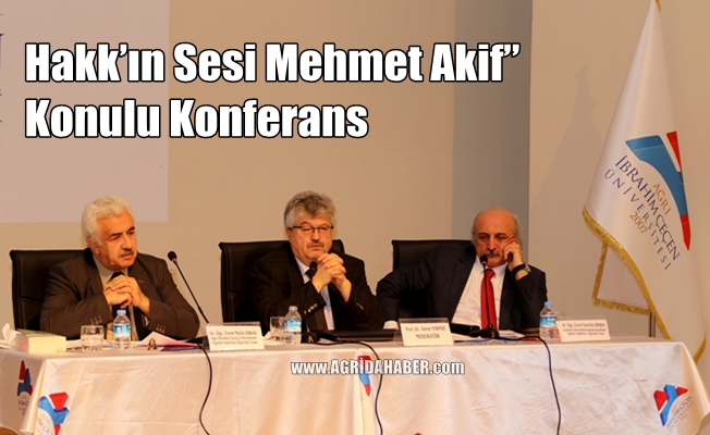 AİÇÜ’de Hakk’ın Sesi Mehmet Akif Ersoy Konulu Konferans Düzenlendi
