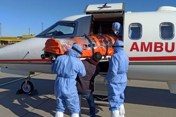 Türk hasta Türkiye'ye getirildi!