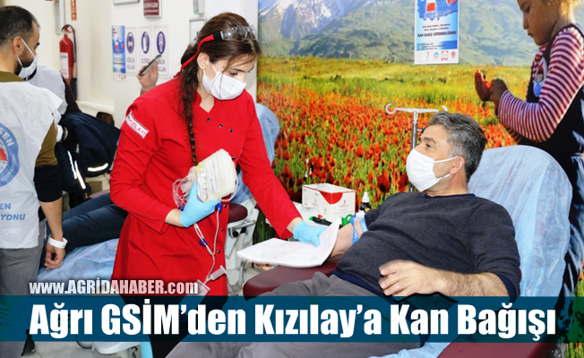 Ağrı GSİM’den Kızılay’a Kan Bağışı Kampanyasına destek