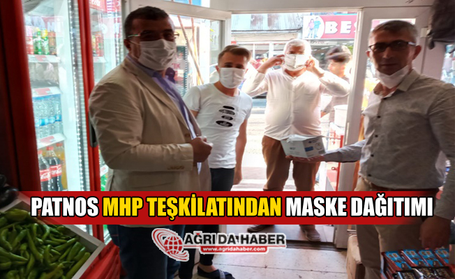 Patnos MHP Teşkilatı Maske Dağılttı