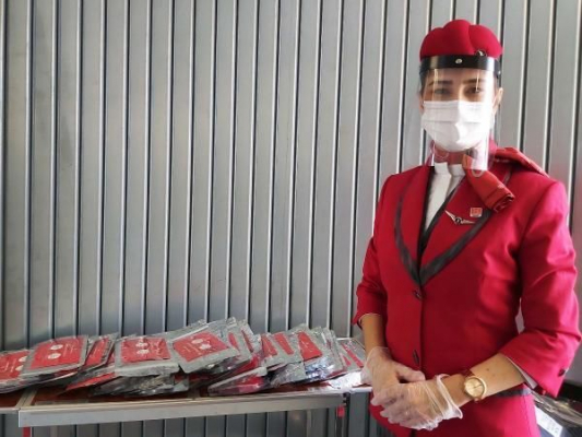 Uçaklarda Hijyen ekibi göreve başladı!