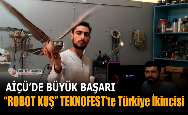 AİÇÜ'de Büyük Başarı! Robot Kuş TEKNOFEST’te Türkiye İkincisi oldu