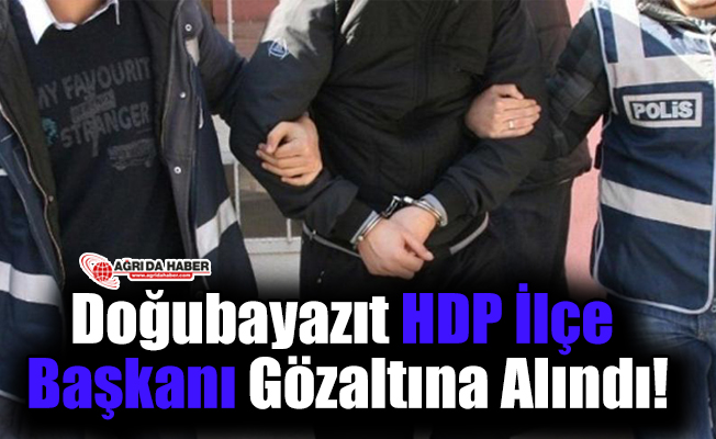 Doğubayazıt HDP İlçe Başkanı Gözaltına Alındı!