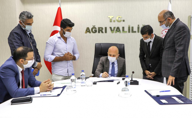 Vali Varol Başkanlığında Gıdakent Projesinin Ele Alındığı Toplantı Düzenlendi