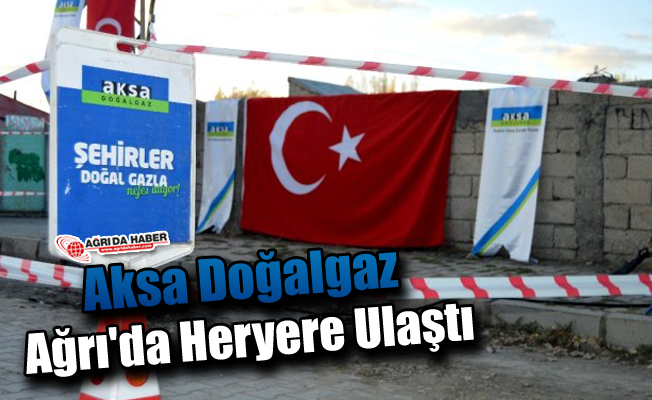 Doğalgaz Ağrı'da Heryere Ulaştı