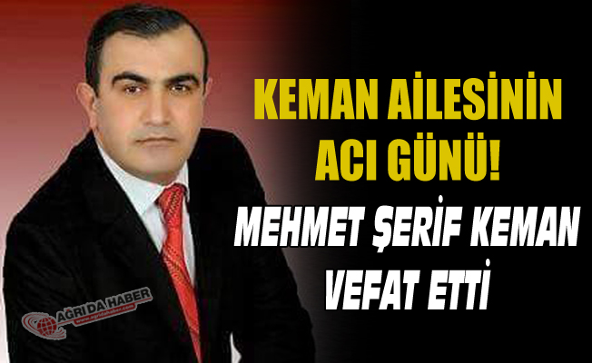 Mehmet Şerif KEMAN vefat etti!