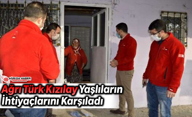 Ağrı Türk Kızılay Yaşlıların İhtiyaçlarını Karşıladı