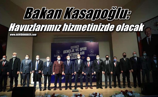 Bakan Kasapoğlu: Havuzlarımız hizmetinizde olacak