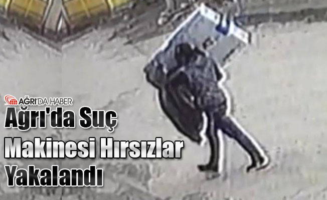 Ağrı'da Suç Makinesi 2 Hırsız Yakalandı