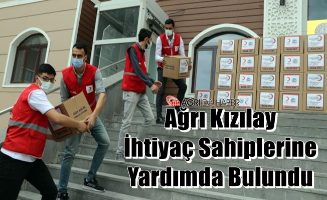 Ağrı Kızılay ve Ağrı Milli Eğitim İhtiyaç Sahiplerine Yardımda Bulundu