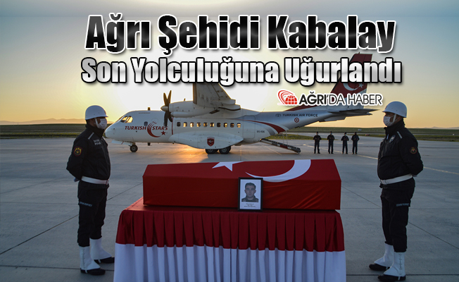 Ağrı Şehidi Son Yolculuğuna Uğurlandı