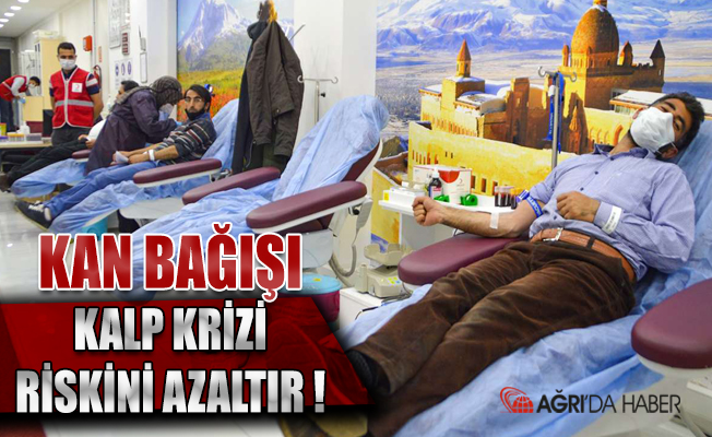 Düzenli kan bağışı kalp krizini yüzde 90 riskini azaltıyor