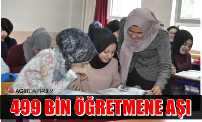 MEB 499 bin personel için Kovid-19 aşısı olma imkanı sağlandı