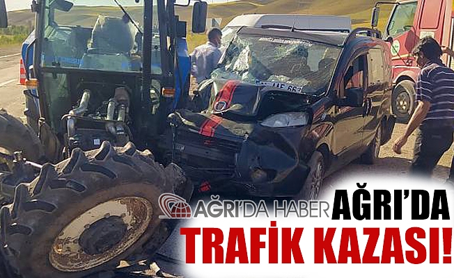 Ağrı Taşlıçay'da Trafik Kazası Sonucu 2 Kişi Yaralandı!