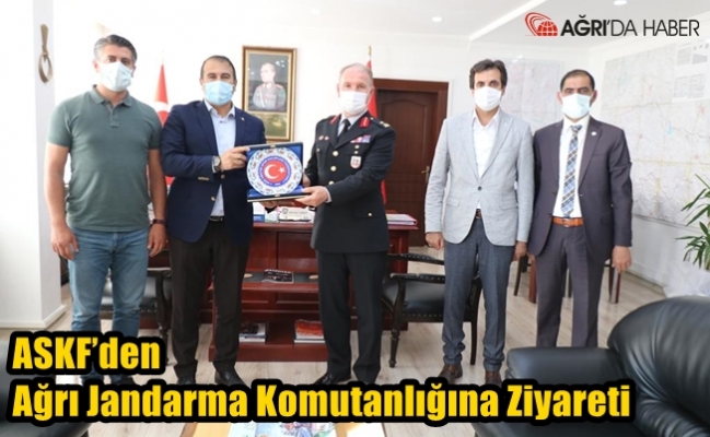 ASKF’den Ağrı Jandarma Komutanlığına Tebrik Ziyareti