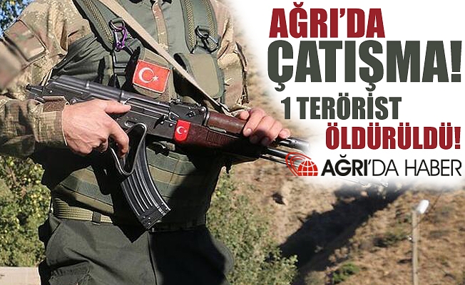 Doğubayazıt'ta Çıkan Çatışmada 1 Terörist Öldürüldü!