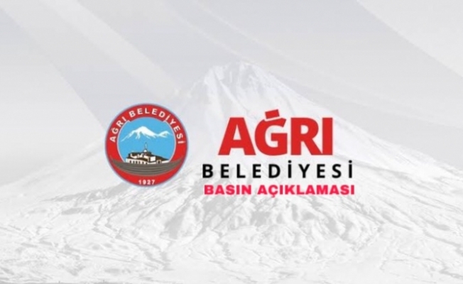 Ağrı Belediyesi, Aras Edaş için basın açıklaması yaptı