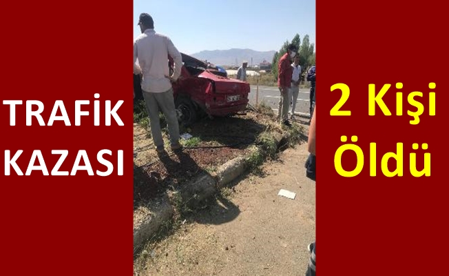 Eleşkirt'te trafik kazası 2 kişi öldü