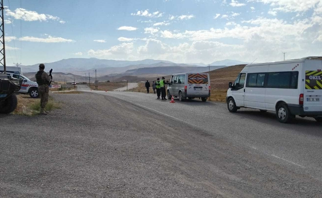 Diyadin'de okul servisleri denetlendi