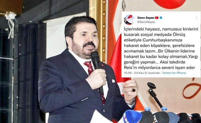 Başkan Sayan:  Yargı Gereğini Yapmalı!