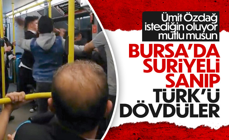 Bursa'da tekme tokat sigara kavgasında göçmen provokasyonu