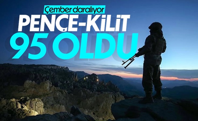 Pençe-Kilit operasyon bölgesinde 10 terörist öldürüldü