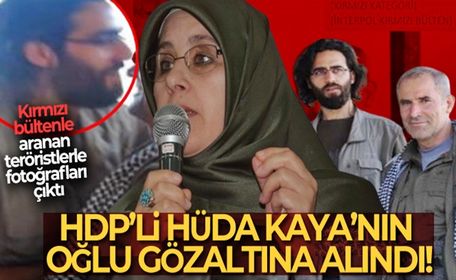 HDP'li Milletvekili Hüda Kaya'nın oğlu gözaltına alındı
