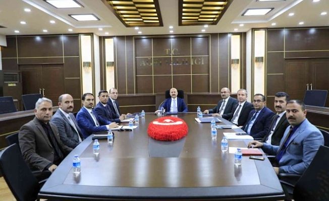 Ağrı'da çalışma grubu toplantısı düzenlendi Ağrı'da çalışma grubu toplantısı düzenlendi